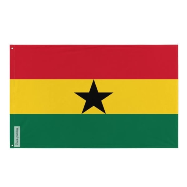 Ghana flagga 64x96cm i polyester