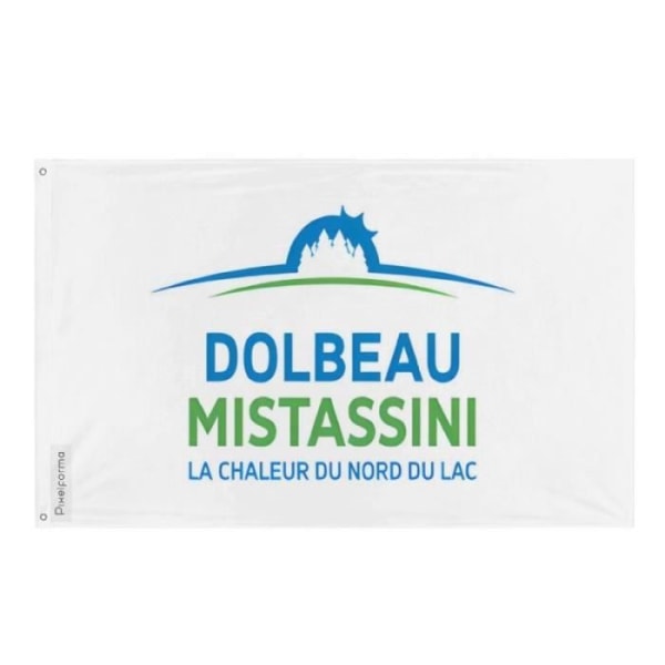 Dolbeau-Mistassini-lippu 64x96cm polyesteriä