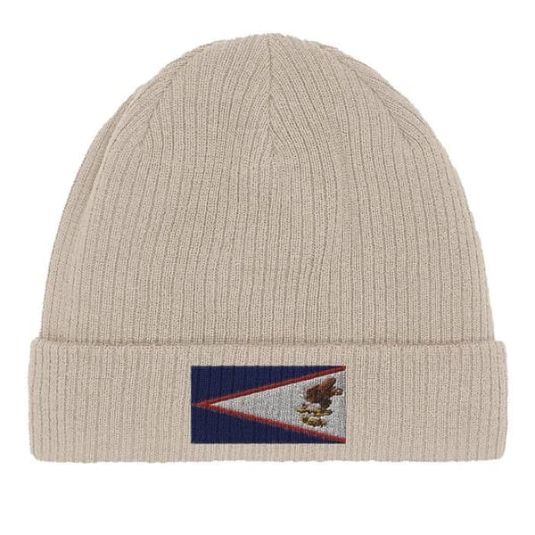Bonnet Lippu Amerikkalaiset Samoa Vaaleanbeige Beige