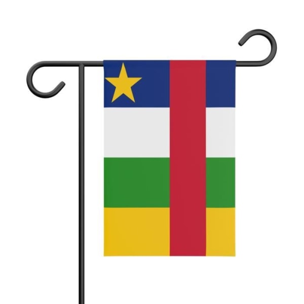 Centralafrikanske republiks haveflag 32 x 47,5 cm