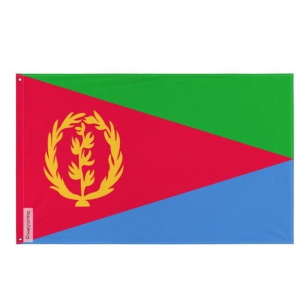 Eritrean lippu 96x144cm polyesteri