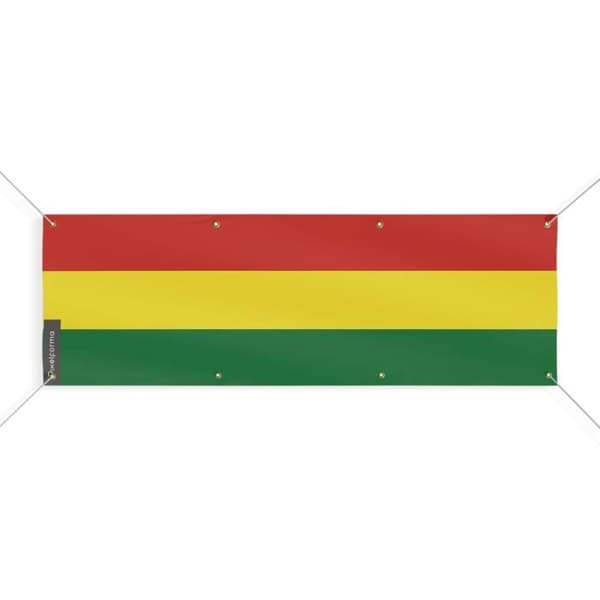 Bolivian lippu 8 silmukkaa 80x240 cm