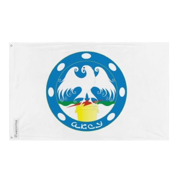 Aksu (Kasakhstan) flag 64x96cm i polyester