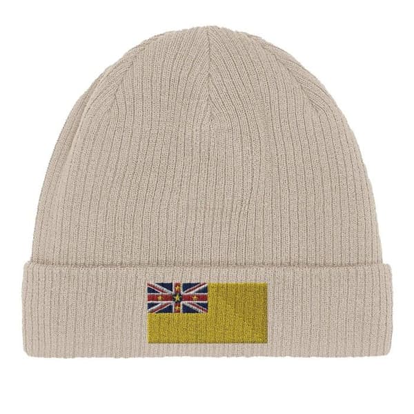 Bonnet Flag Niue i Beige Beige