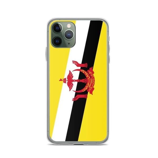 Coque Telefon Flag Brunei - iPhone 11 Pro Flerfärgad