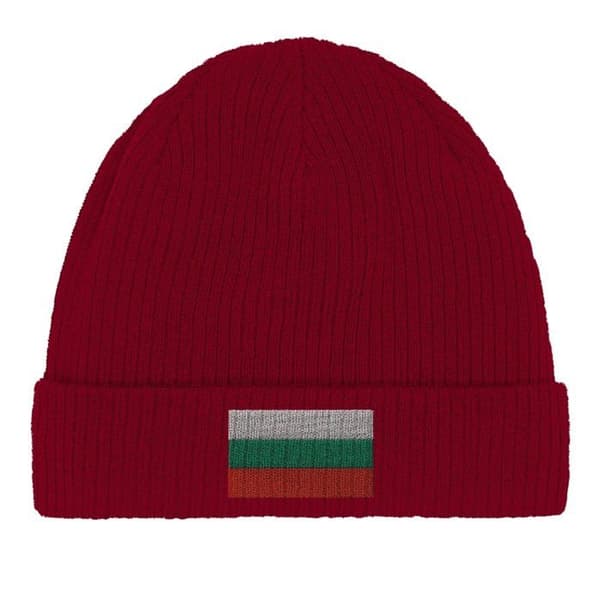 Bonnet Flagga Bulgarien i Röd Röd