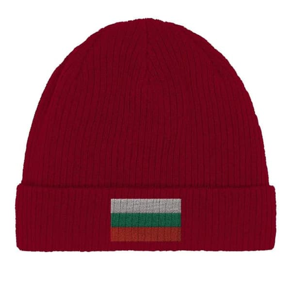 Bulgarian Flag Cap in Red Röd