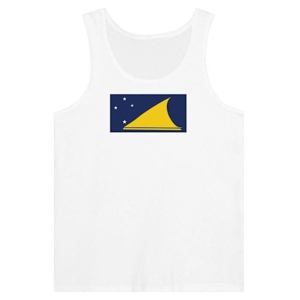 Tokelau Flag Tank Top i hvid Vit jag