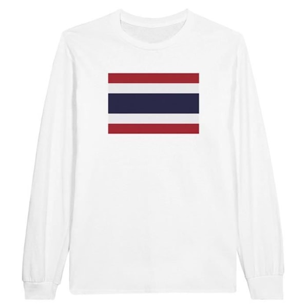 Yemen Flag langærmet T-shirt i hvid Vit XL