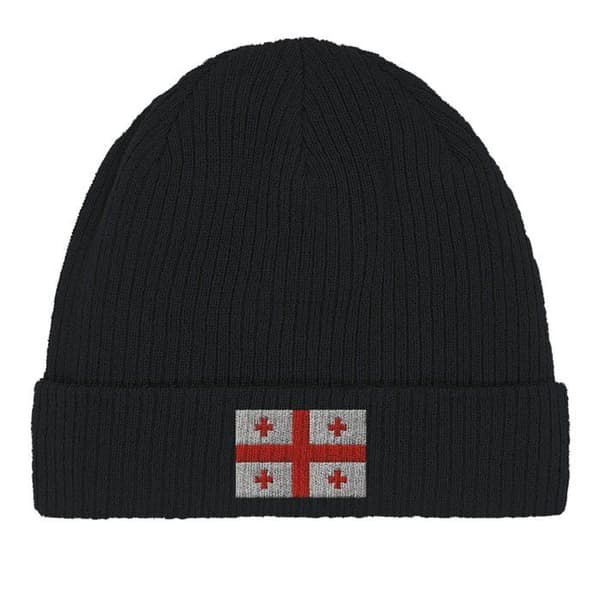 Georgian lippu mustana Svart