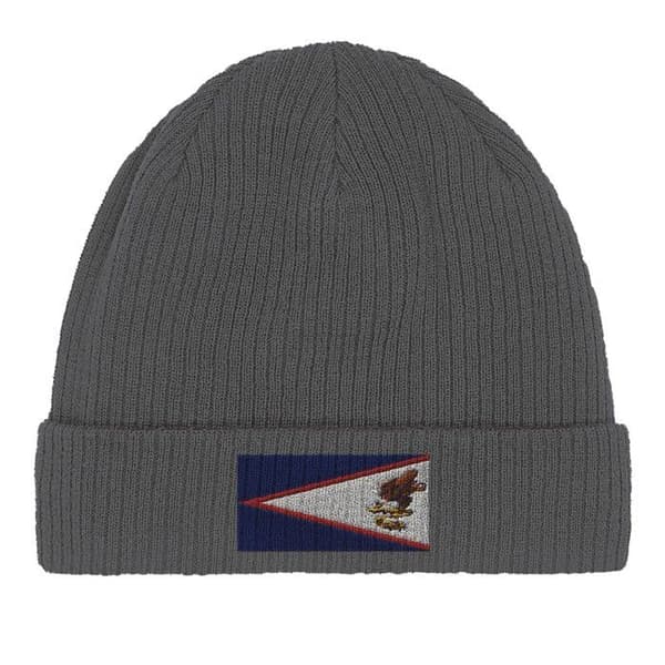 Bonnet lippu Amerikan Samoa harmaana Grå