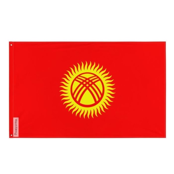 Kirgisistan flag 60x90cm i polyester