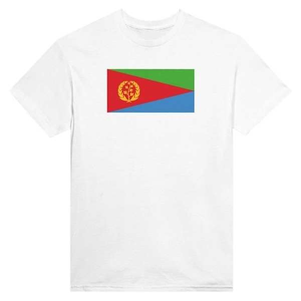 Eritrea Flag T-shirt i hvid farve Vit M