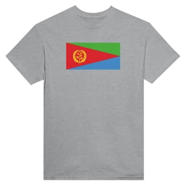 Eritrea Flag T-paita harmaalla värillä Grå M