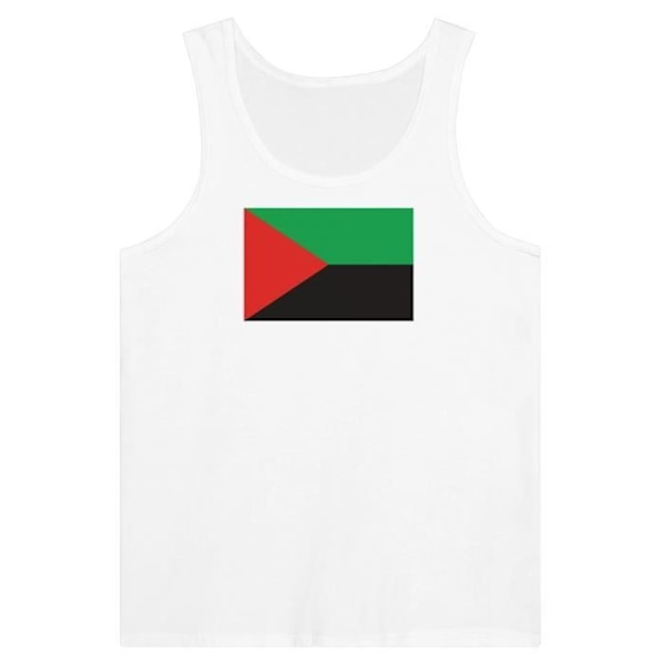 Martinique Flag Tank Top i Vit Vit XL