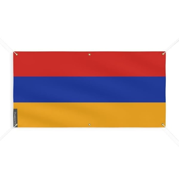 Banner Flag of Armenia 6 Øjer 100x200cm i polyester