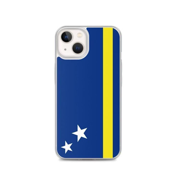 Coque til iPhone - Curaçao flag - iPhone 13 - Blødt silikone - Let design - Blå Blå