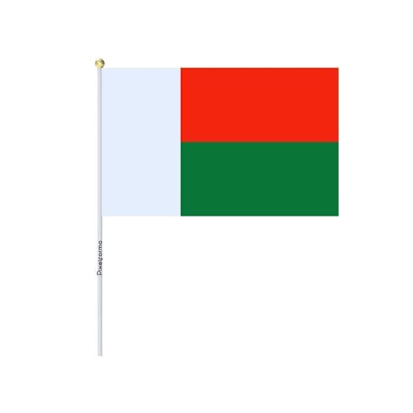 Masser Madagaskars Miniflag i 50 stykker 20x30cm