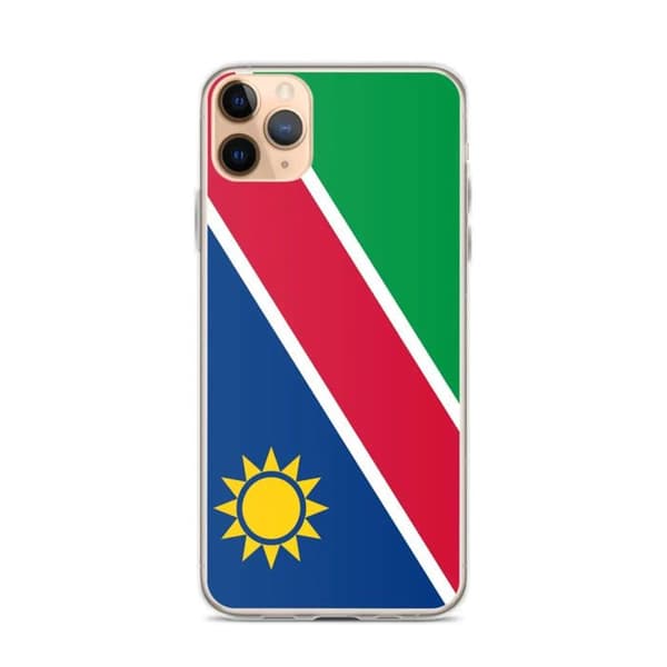 Coque Telefon Flag Namibia - iPhone 11 Pro Max Flerfärgad