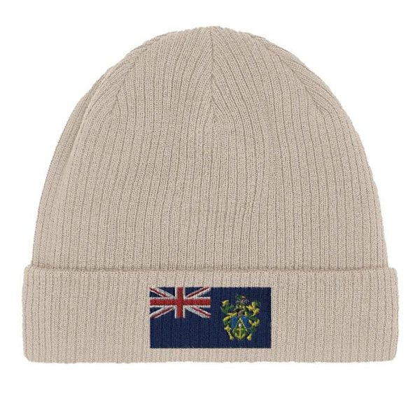 Bonnet Drapeau Pitcairnöarna i Beigefärgad Beige