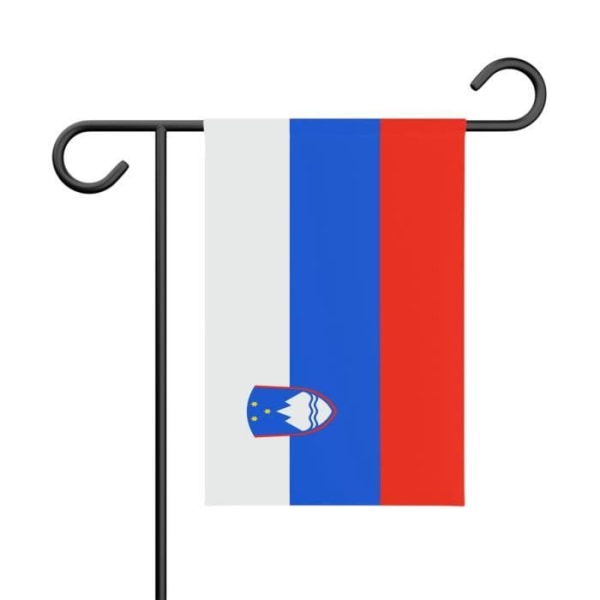 Sloveniens trädgårdsflagga 32x47,5cm i polyester