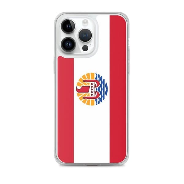 Coque Telefon Flag Polynesien - iPhone 14 Pro Max Flerfärgad