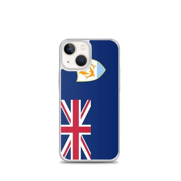 Coque iPhone - Anguilla - iPhone 13 mini - Souple - Multicolore - Design Drapeau Flerfärgad