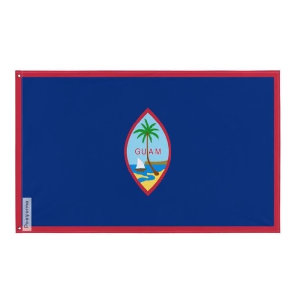 Guam flagga 120x180cm i polyester