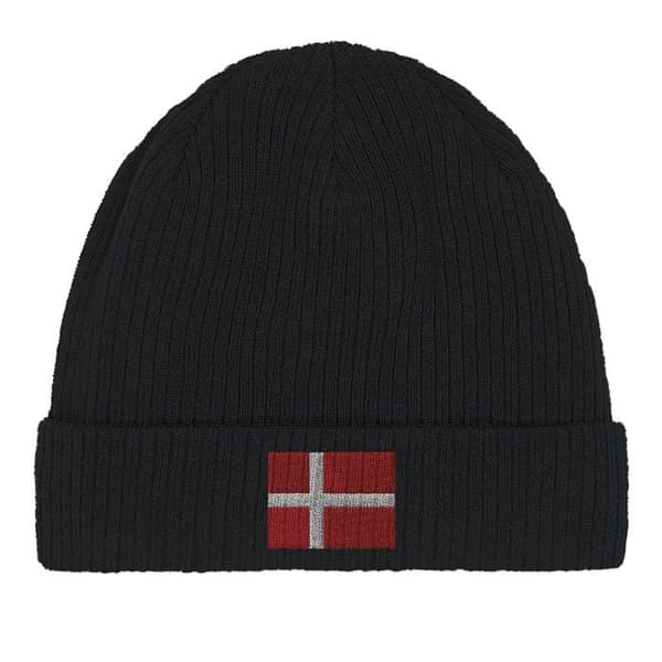 Päällystessäle Danish lippu mustana Svart