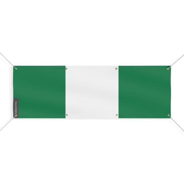 Nigerian lippubanneri 8 silmukkaa 140x420 cm