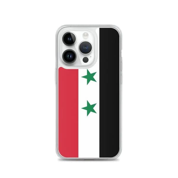 Coque Telefon Flag Syrien - iPhone 14 Pro Flerfärgad