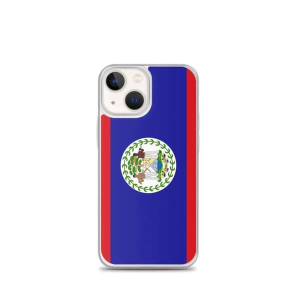 Belize-lippu puhelinsuoja - iPhone 13 mini Flerfärgad