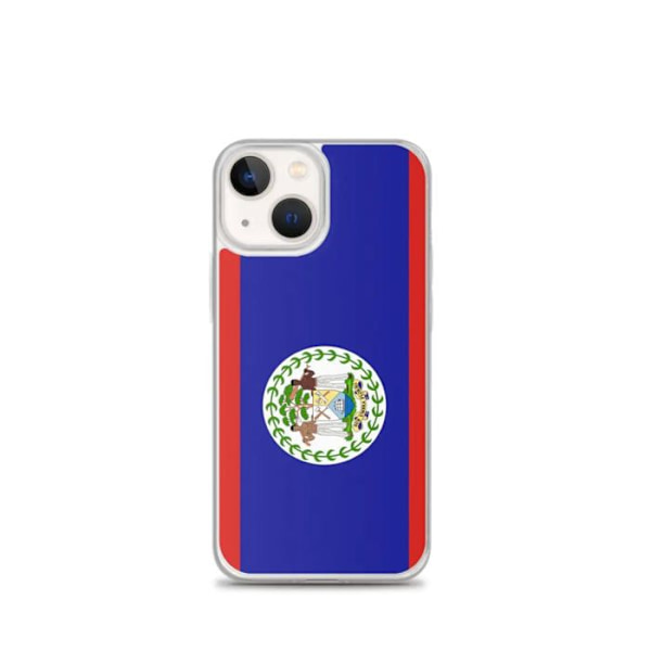 Coque Telefon Flag Belize - iPhone 13 mini Flerfärgad
