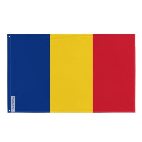 Romanian lippu 128x192cm polyesteriä