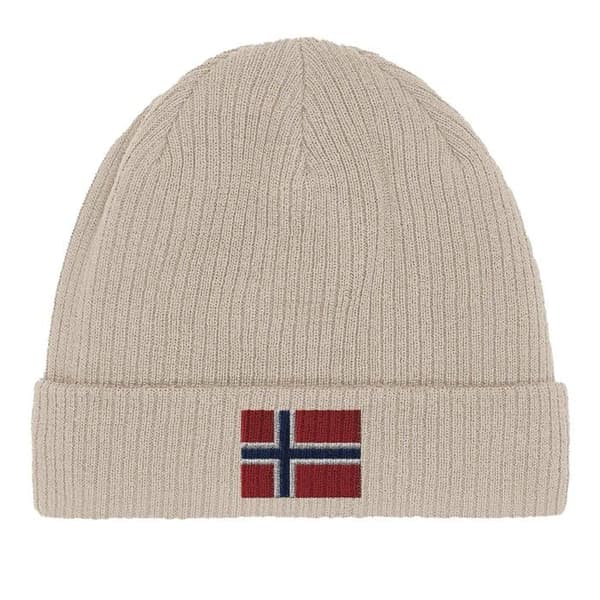 Bonnet Drapeau ö vécda Bouvet i Beige Beige