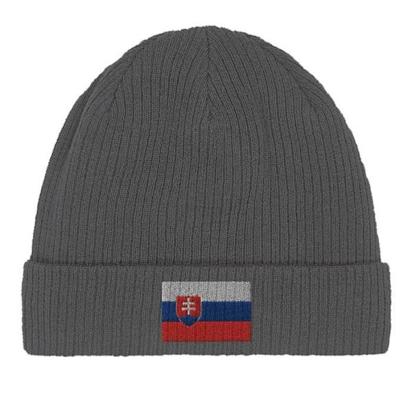 Bonnet Drapeau Slovakiet i Grå Grå