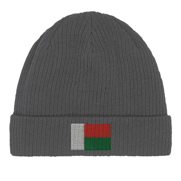 Bonnet Flag Madagascar i Grå Grå