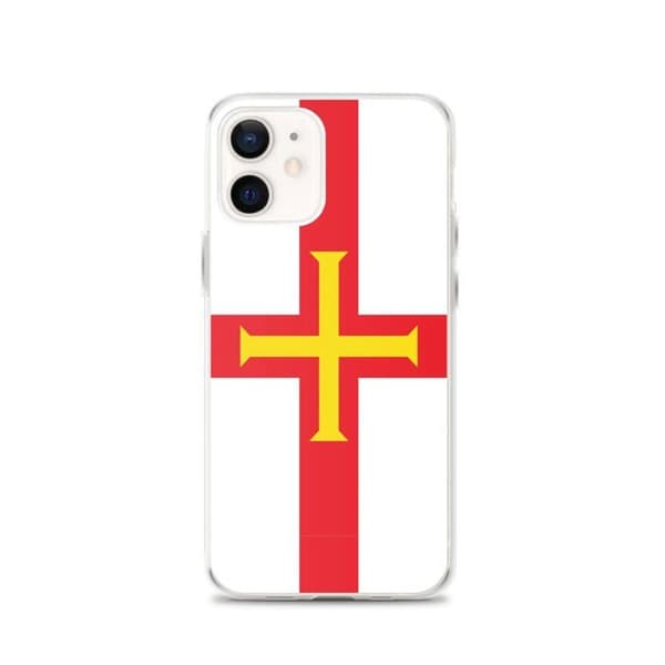 Guernseyn lippu iPhone 12 -kotelo Guernseys flagga