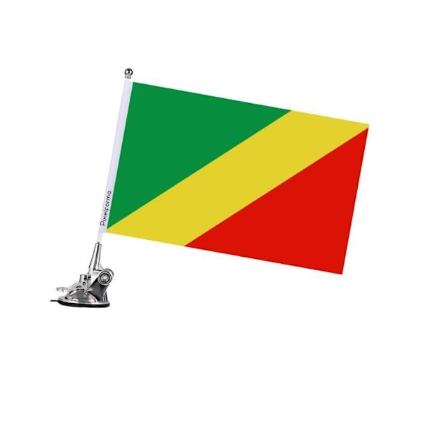 Sugekopflag fra Republikken Congo 27x35 cm