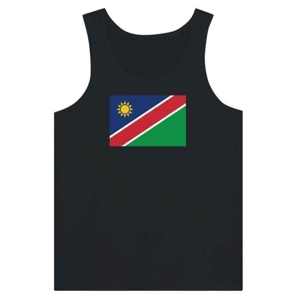 Musta Namibia Flag -tankkitoppi Svart XL