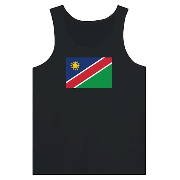 Namibia Flag Tank Top i Sort Svart XS