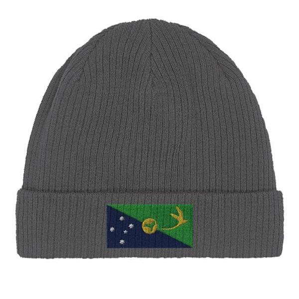 Bonnet Drapeau saari joulua siina Harmaa Grå