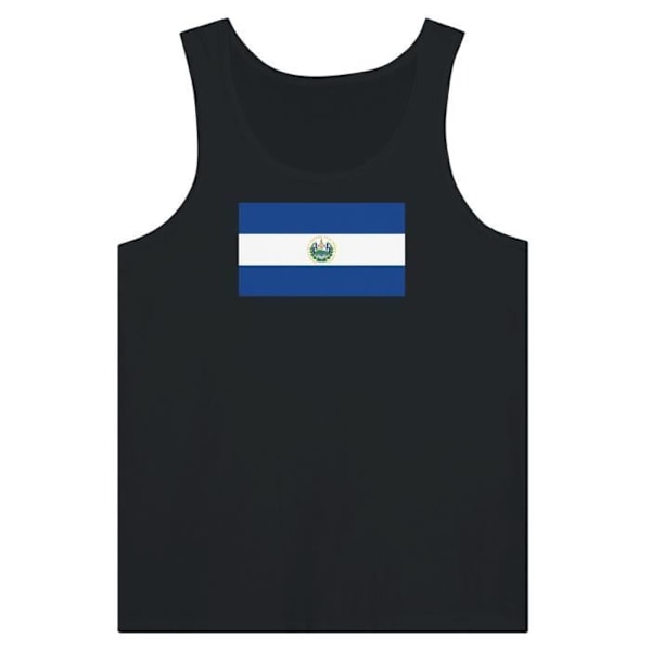 El Salvador Flag Tank Top i sort Svart XXL