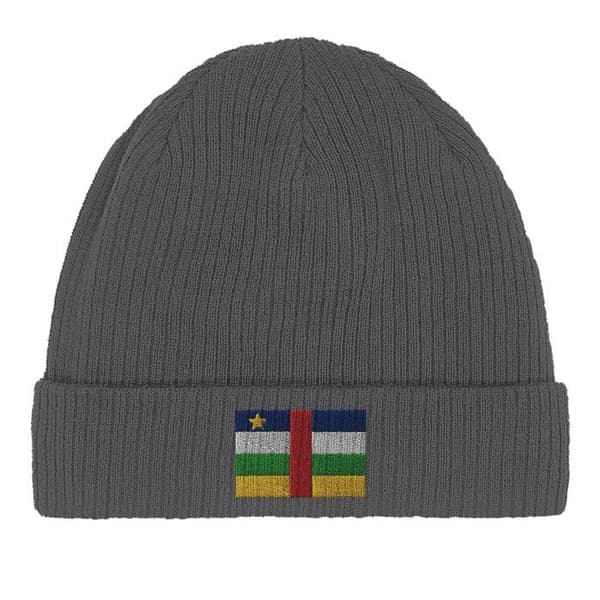 Bonnet Lippu Keski-Afrikan tasavalta Harmaa Grå