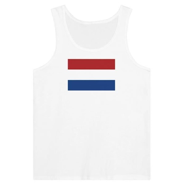 Holland Flag Tank Top i hvid Vit S