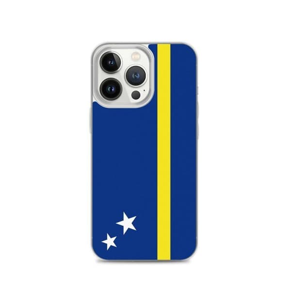 iPhone Case - Curaçao - Flag - Blød - Multifarvet - Kompatibel med iPhone 13 Pro Flerfärgad