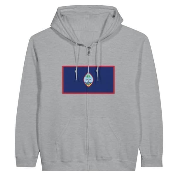 Huppari - PIXELFORMA - Guam-lippu - Harmaa - Polyesteri-Puuvilla - Optimaalinen mukavuus Grå M