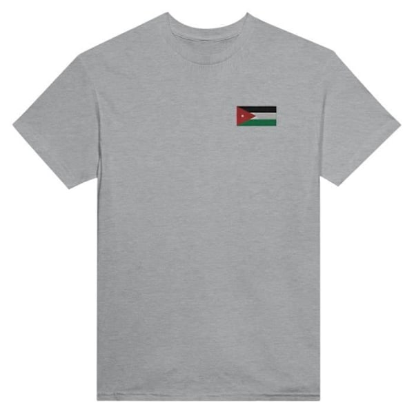 Jordan Flag Broderi T-shirt i grå Grå S