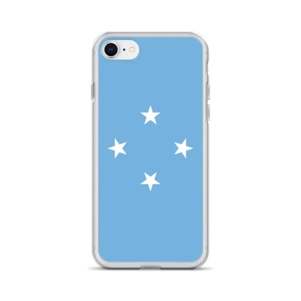 Coque Telefon Flag Forenede Stater i Mikronesien - iPhone 8 Plus Flerfärgad