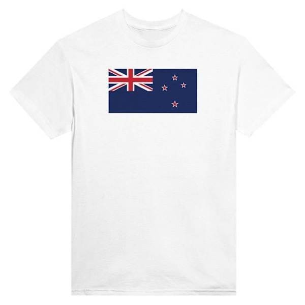 New Zealand Flag T-shirt i hvid farve Vit S